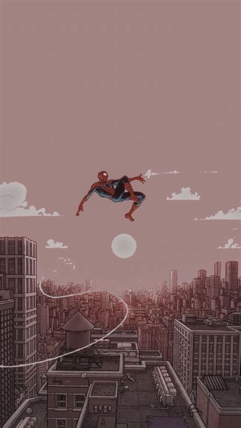 Download wallpaper. . Spiderman aesthetic wallpaper
